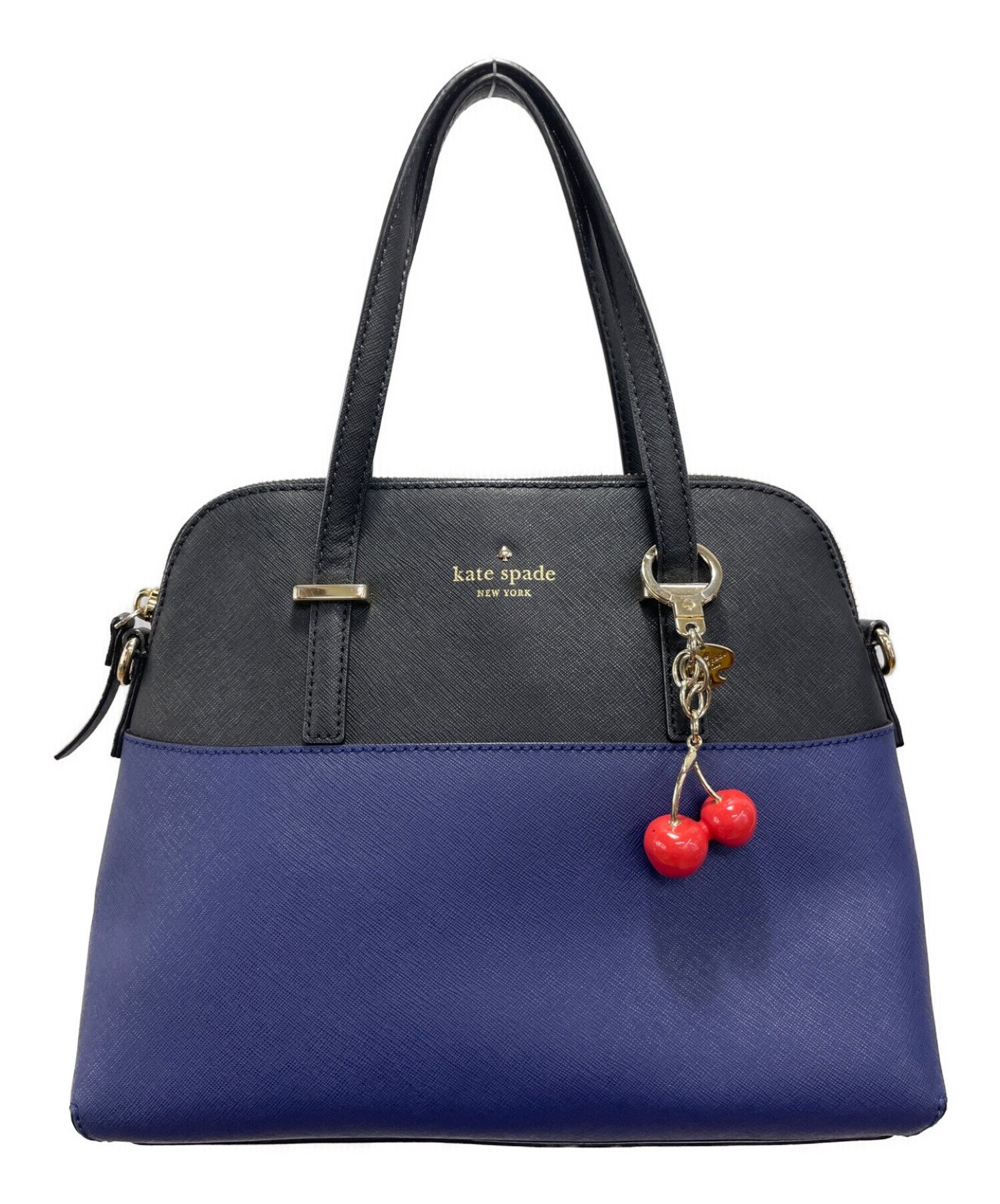 Kate Spade (ケイトスペード) 2WAYバッグ ブラック×ブルー