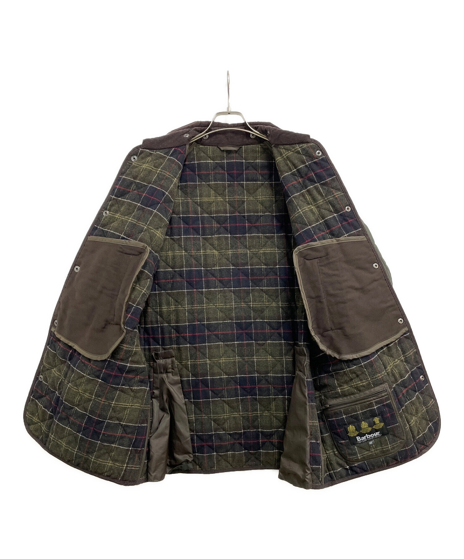 Barbour (バブアー) キルティングジャケット ダークグリーン サイズ:40