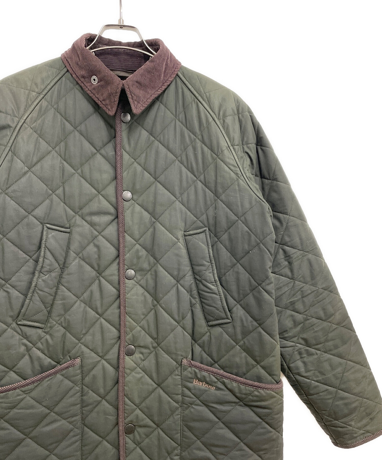 Barbour (バブアー) キルティングジャケット ダークグリーン サイズ:40