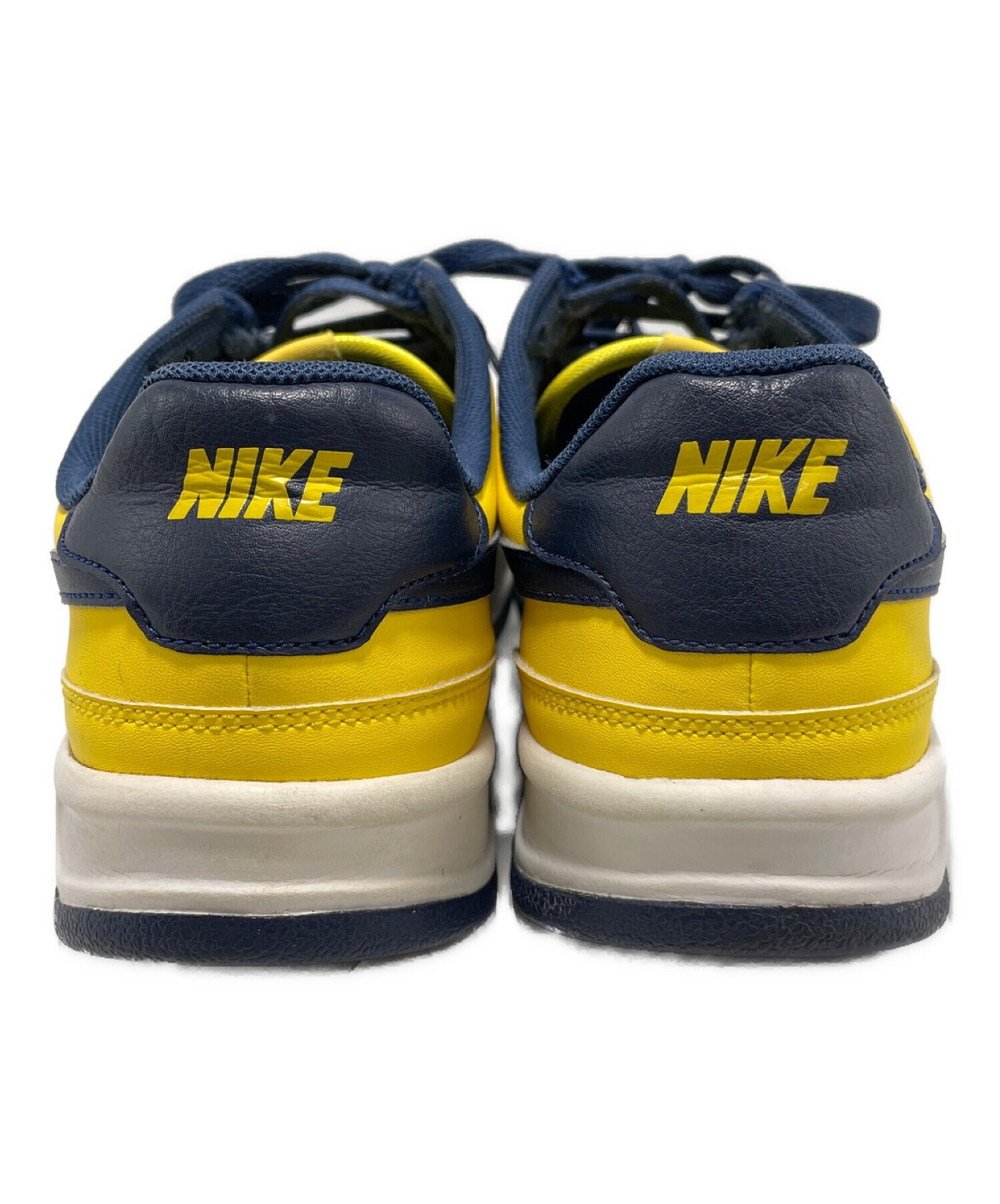 中古・古着通販】NIKE (ナイキ) スニーカー ネイビー×イエロー サイズ