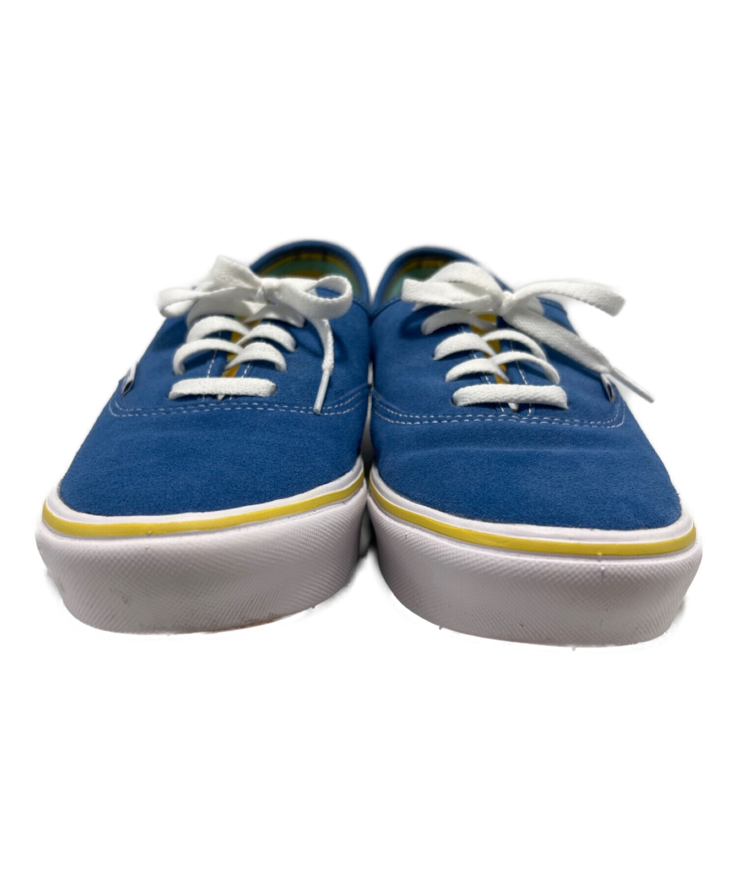 バンズ VANS ローカットスニーカー 25.0cm ブルー系・スカル総柄