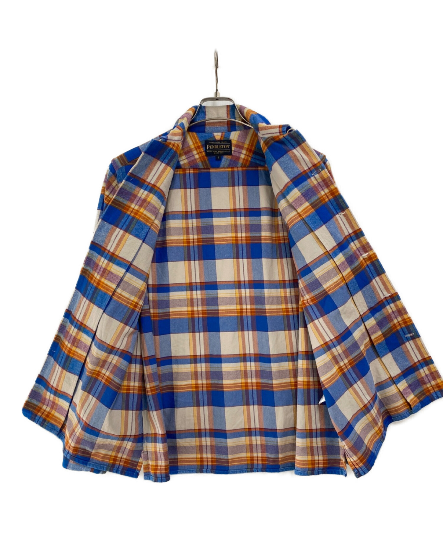 中古・古着通販】PENDLETON (ペンドルトン) ネルシャツ ブルー