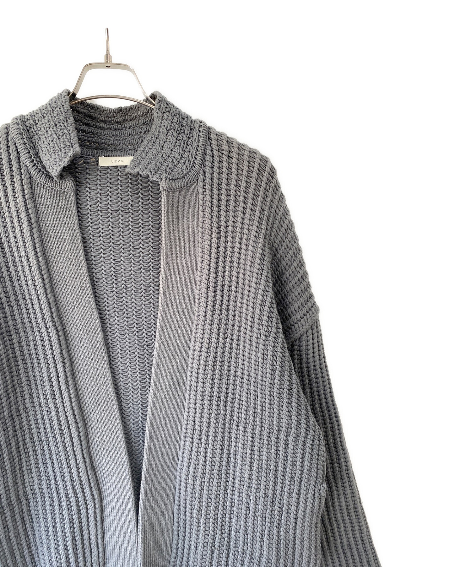 中古・古着通販】LIDnM (リドム) LILY YARN KNIT BLOUSON シェード