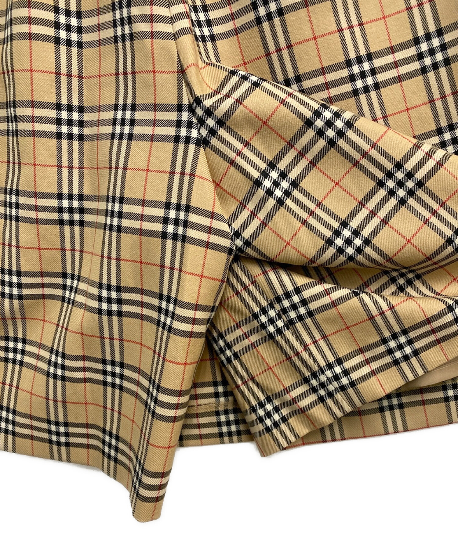 BURBERRY GOLF (バーバリーゴルフ) ラップスカート風ショートパンツ ベージュ サイズ:13