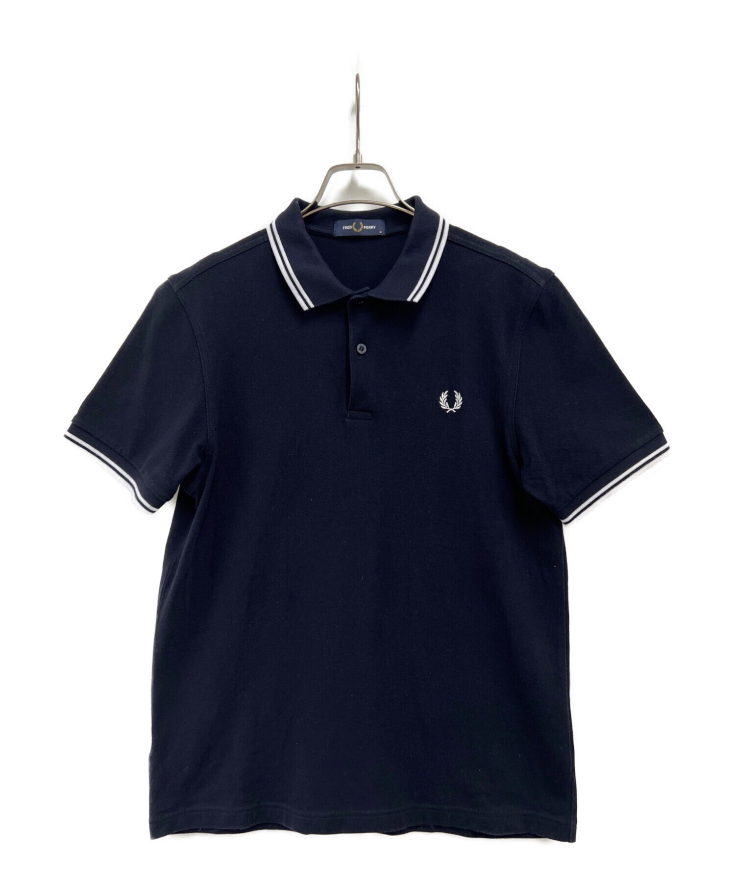 FRED PERRY (フレッドペリー) ポロシャツ ネイビー サイズ:M