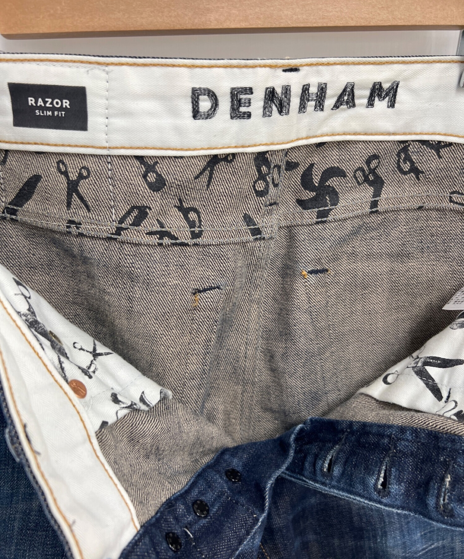 中古・古着通販】Denham (デンハム) デニムパンツ ブルー サイズ:W29