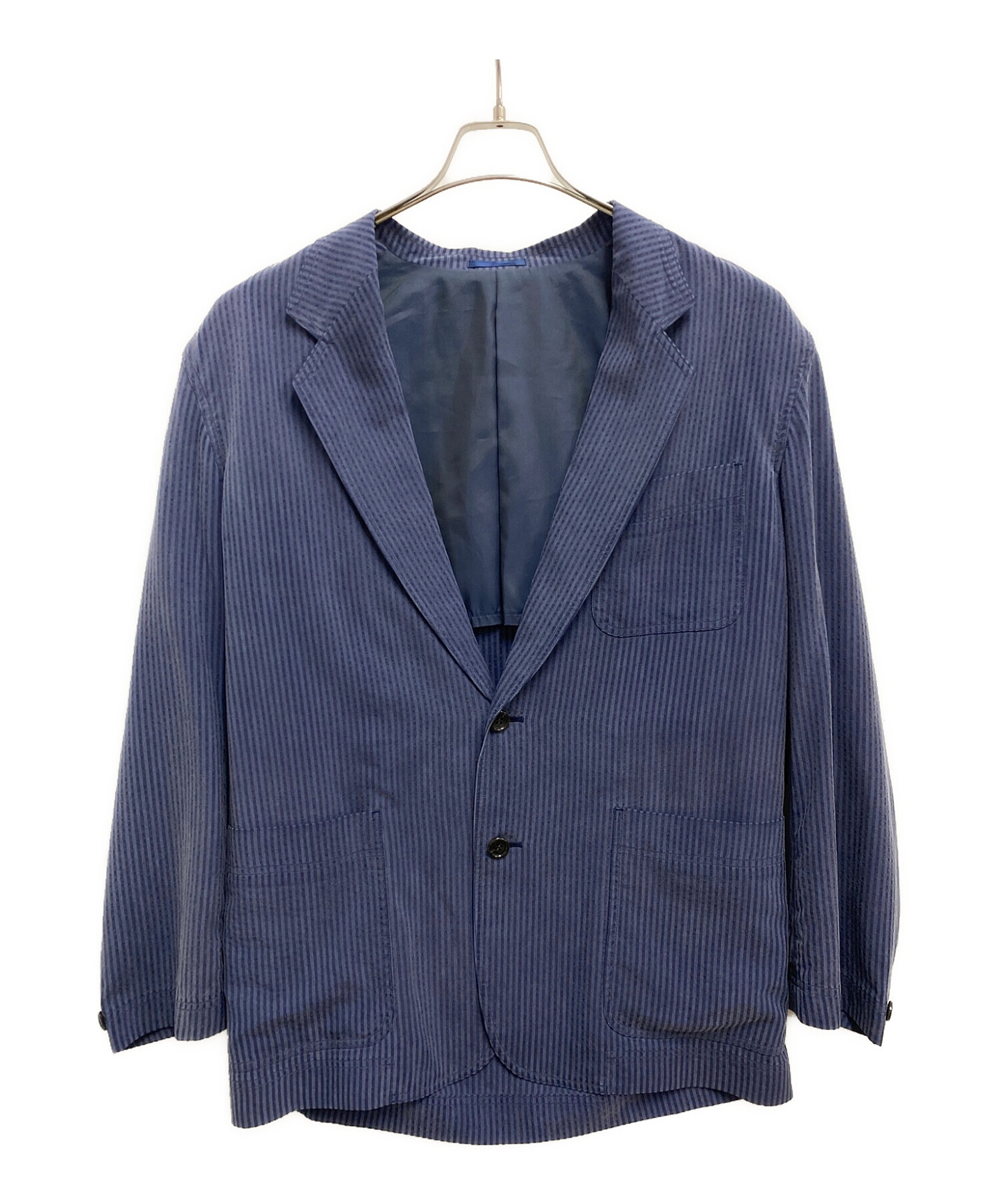 Christian Dior MONSIEUR (クリスチャンディオールムッシュ) テーラードジャケット ブルー サイズ:L