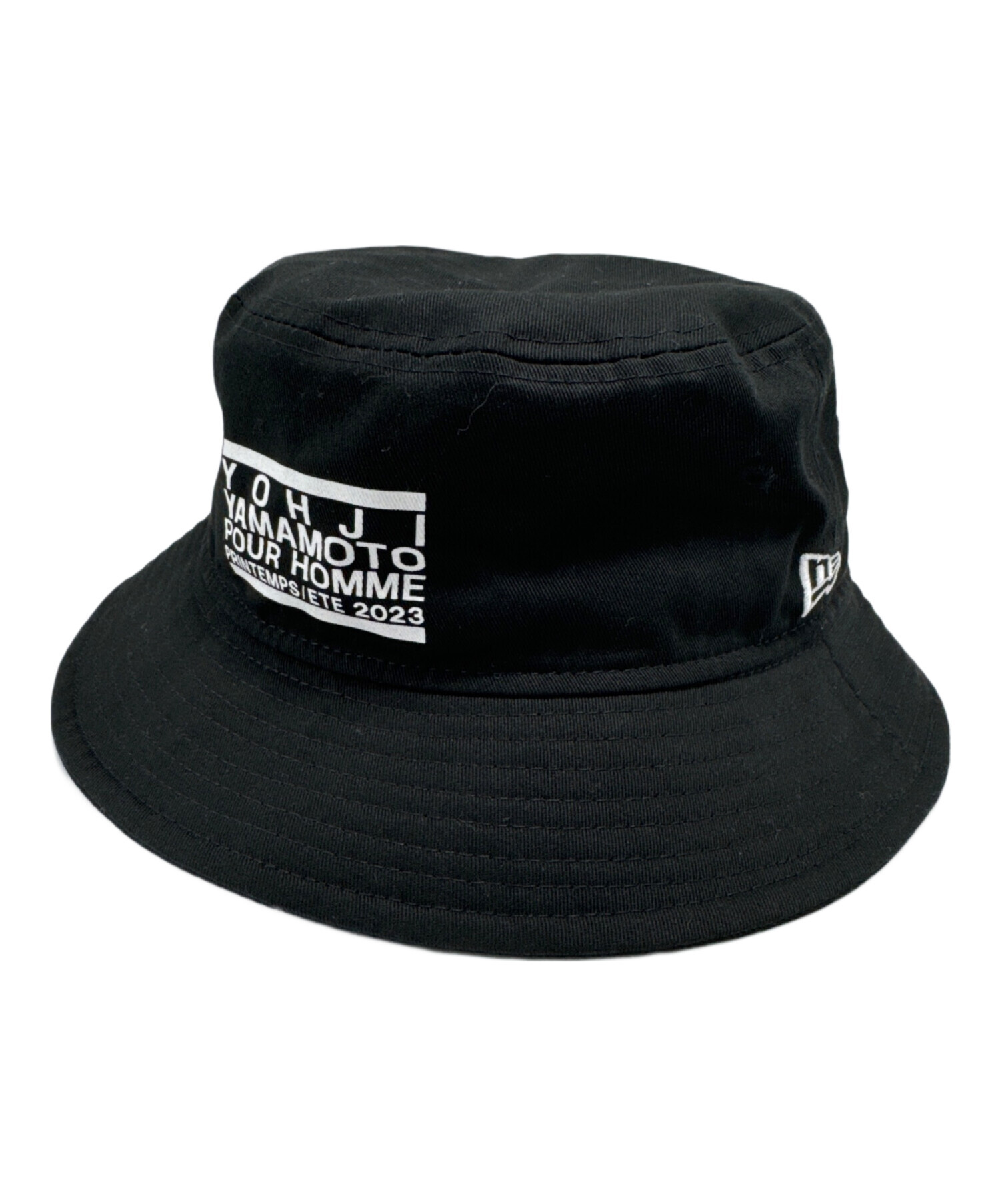 YOHJI YAMAMOTO pour HOMME×NEW ERA (ヨウジヤマモトプールオム x ニューエラ) バケットハット サイズ:SM 未使用品