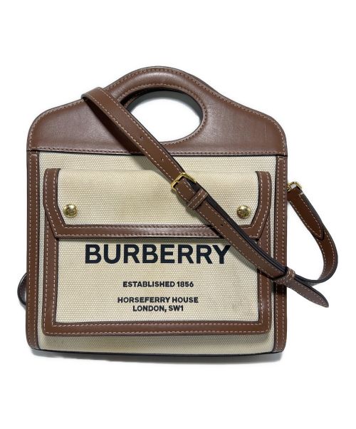 中古・古着通販】BURBERRY (バーバリー) ポケットハンドバッグ