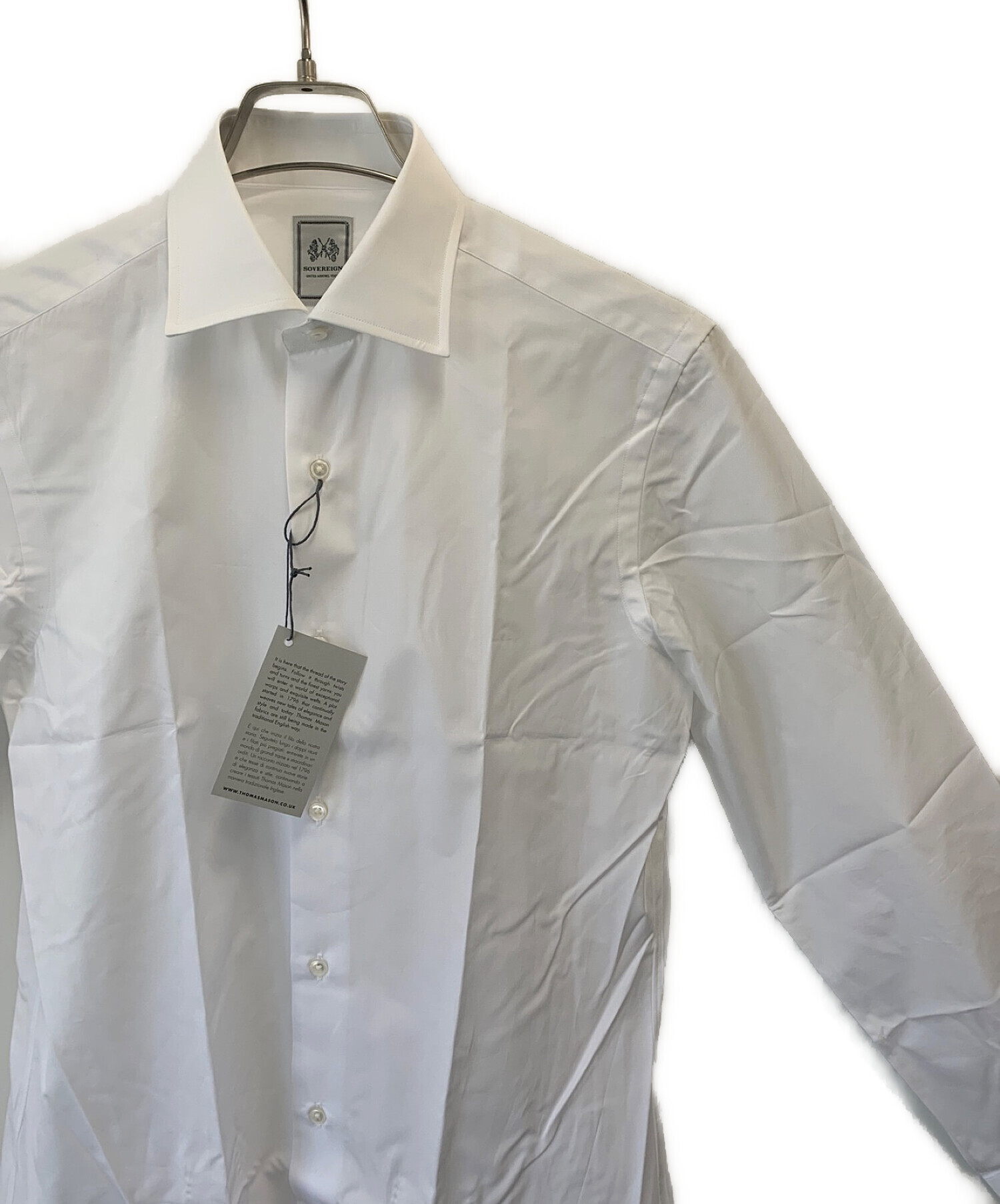 UNITED ARROWS (ユナイテッドアローズ) レギュラーカラーシャツ ホワイト サイズ:38 未使用品