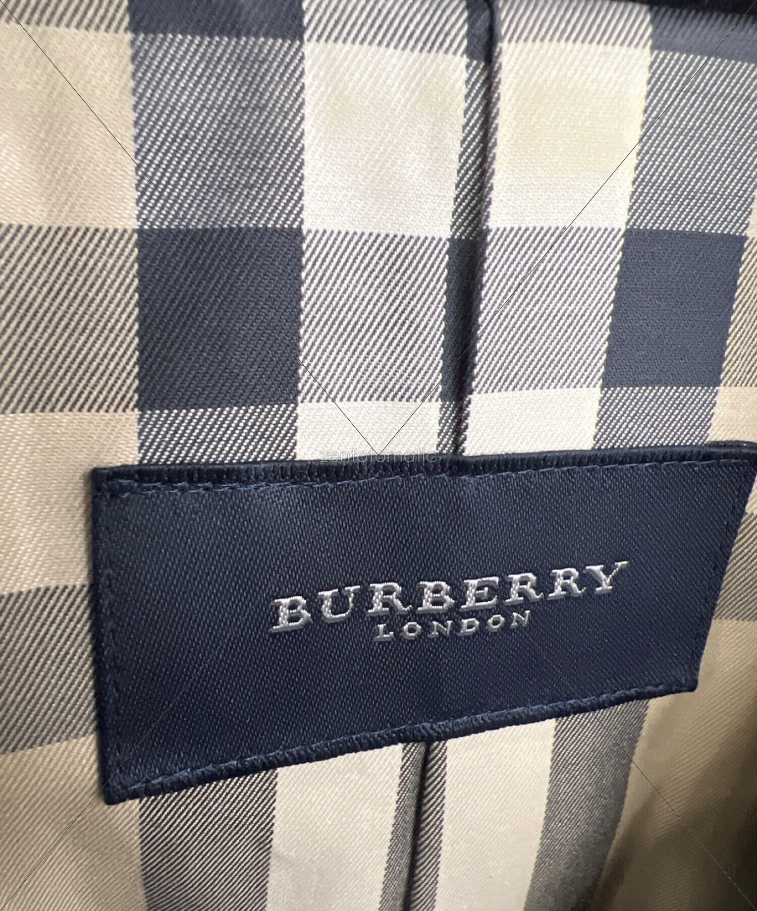 BURBERRY LONDON (バーバリー ロンドン) Pコート ネイビー サイズ:M