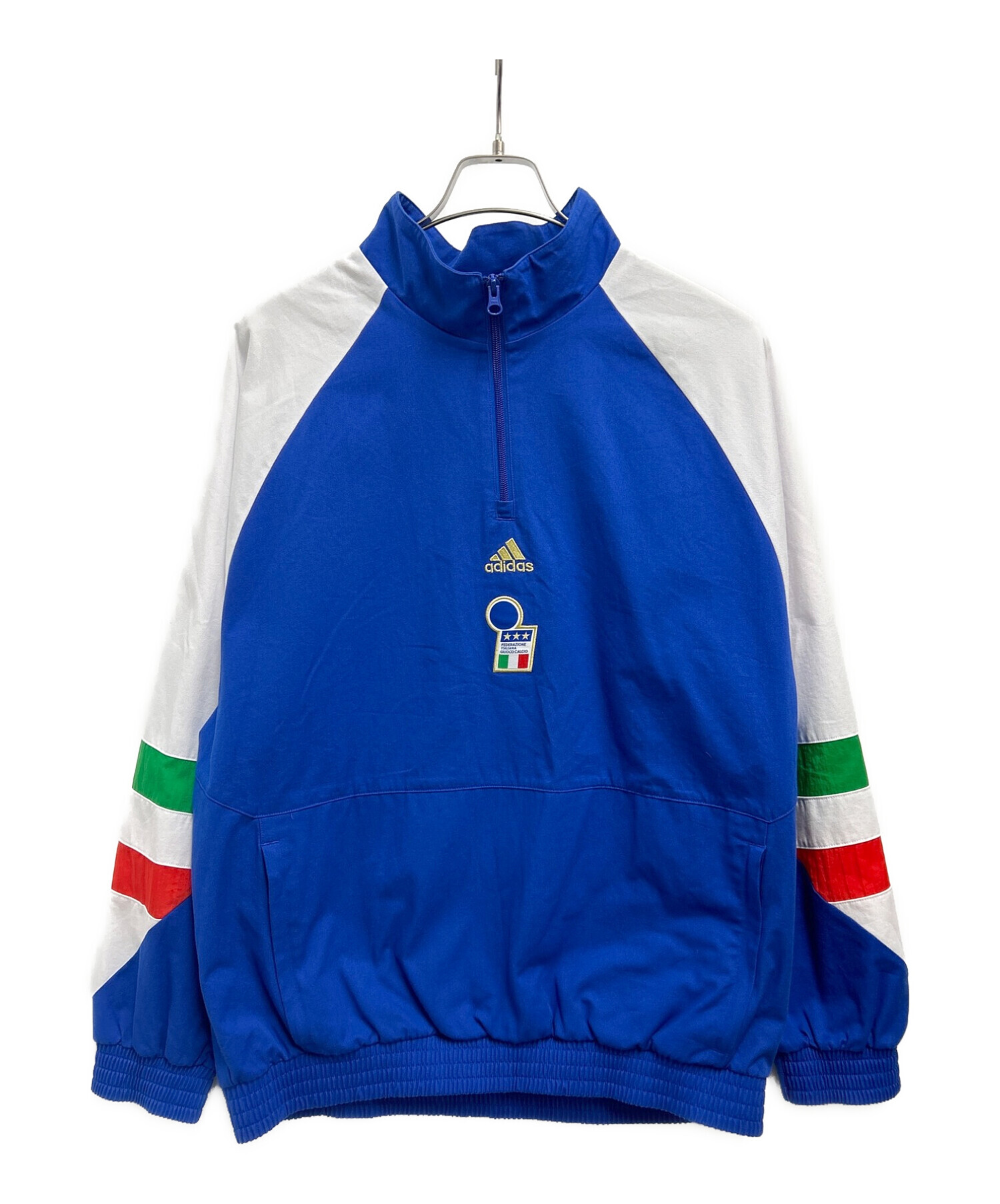 adidas (アディダス) イタリア代表 アイコン トップ ブルー サイズ:2XL