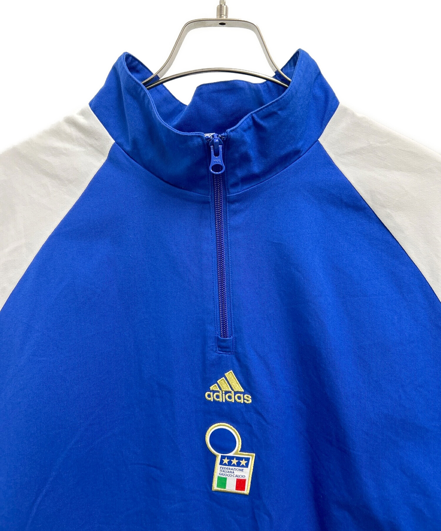 adidas (アディダス) イタリア代表 アイコン トップ ブルー サイズ:2XL