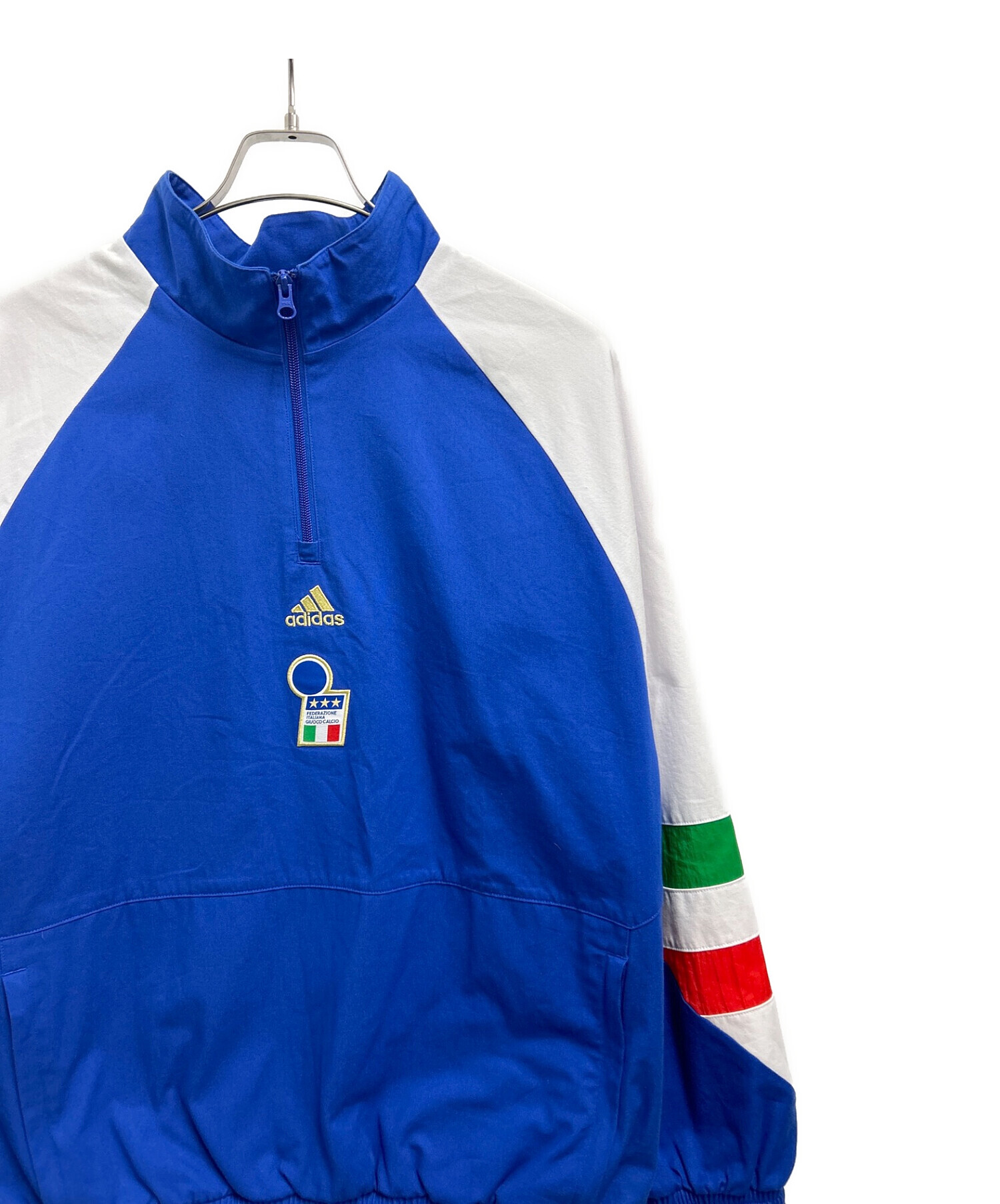 adidas (アディダス) イタリア代表 アイコン トップ ブルー サイズ:2XL