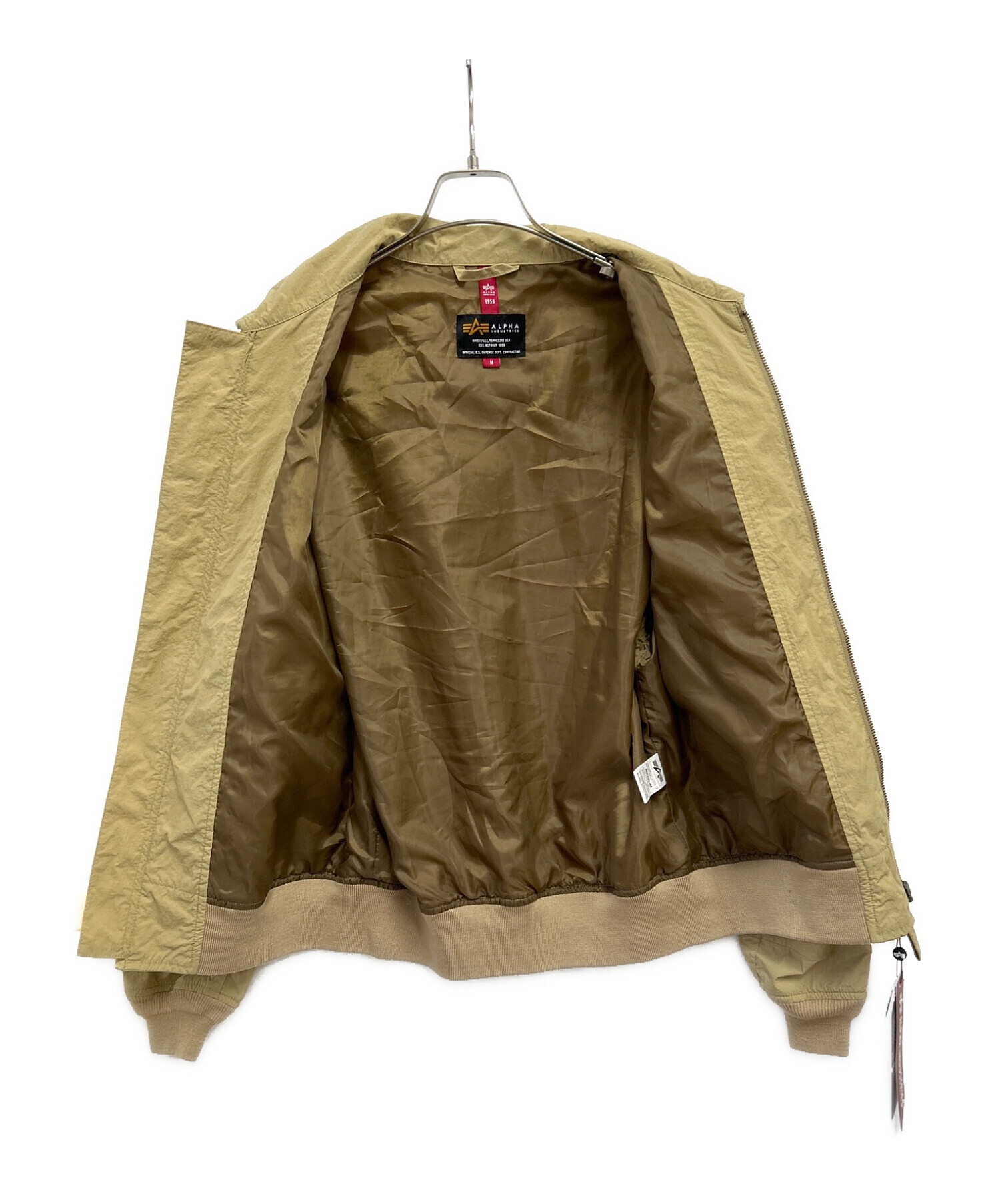 タグ付き☆ALPHA INDUSTRIES・タンカース ジャケット - ミリタリー 