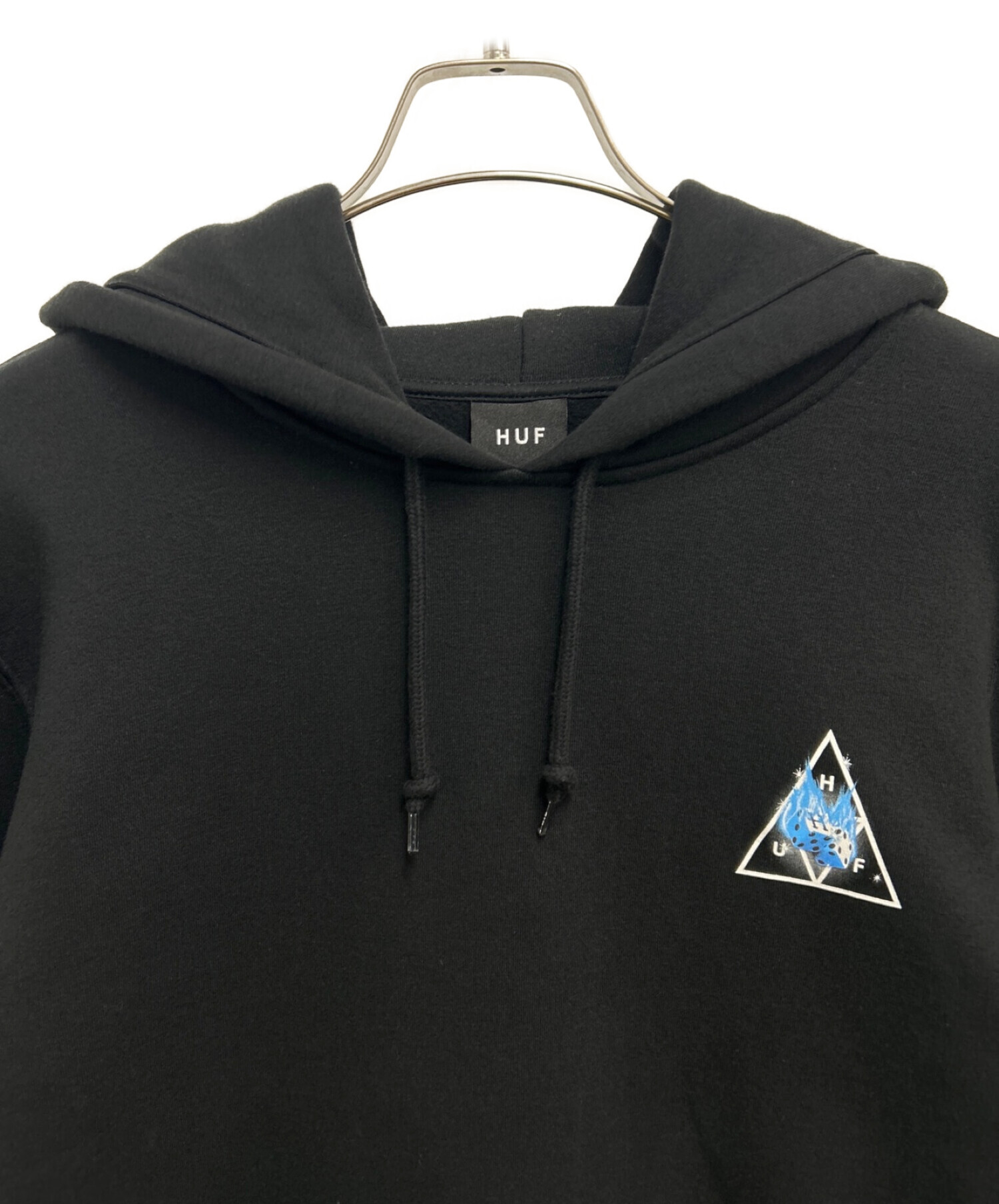 中古・古着通販】HUF (ハフ) パーカー ブラック サイズ:XL｜ブランド