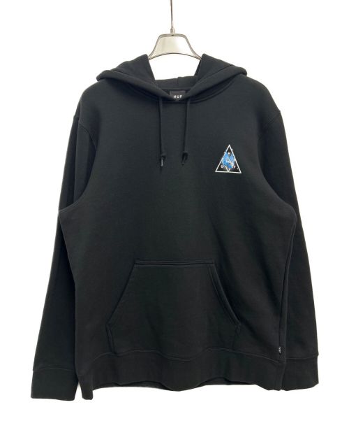 中古・古着通販】HUF (ハフ) パーカー ブラック サイズ:XL｜ブランド 