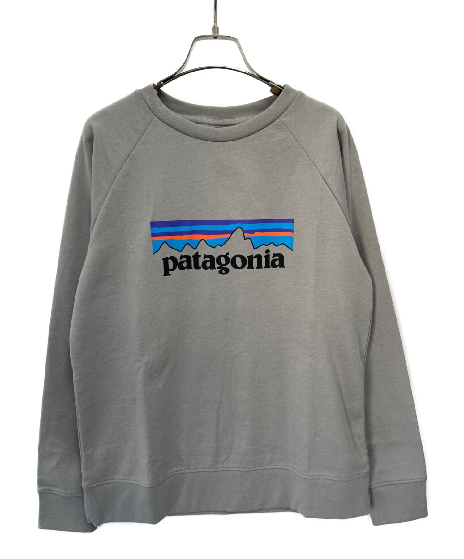 Patagonia (パタゴニア) P-6ロゴ クルースウェットシャツ グレー サイズ:XXL 未使用品