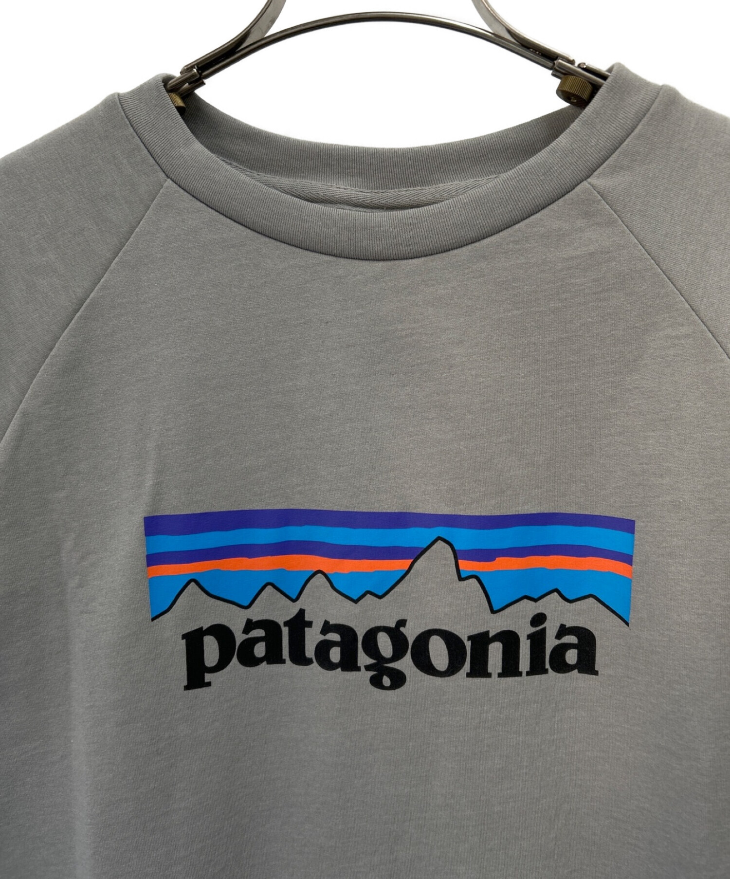 Patagonia (パタゴニア) P-6ロゴ クルースウェットシャツ グレー サイズ:XXL 未使用品