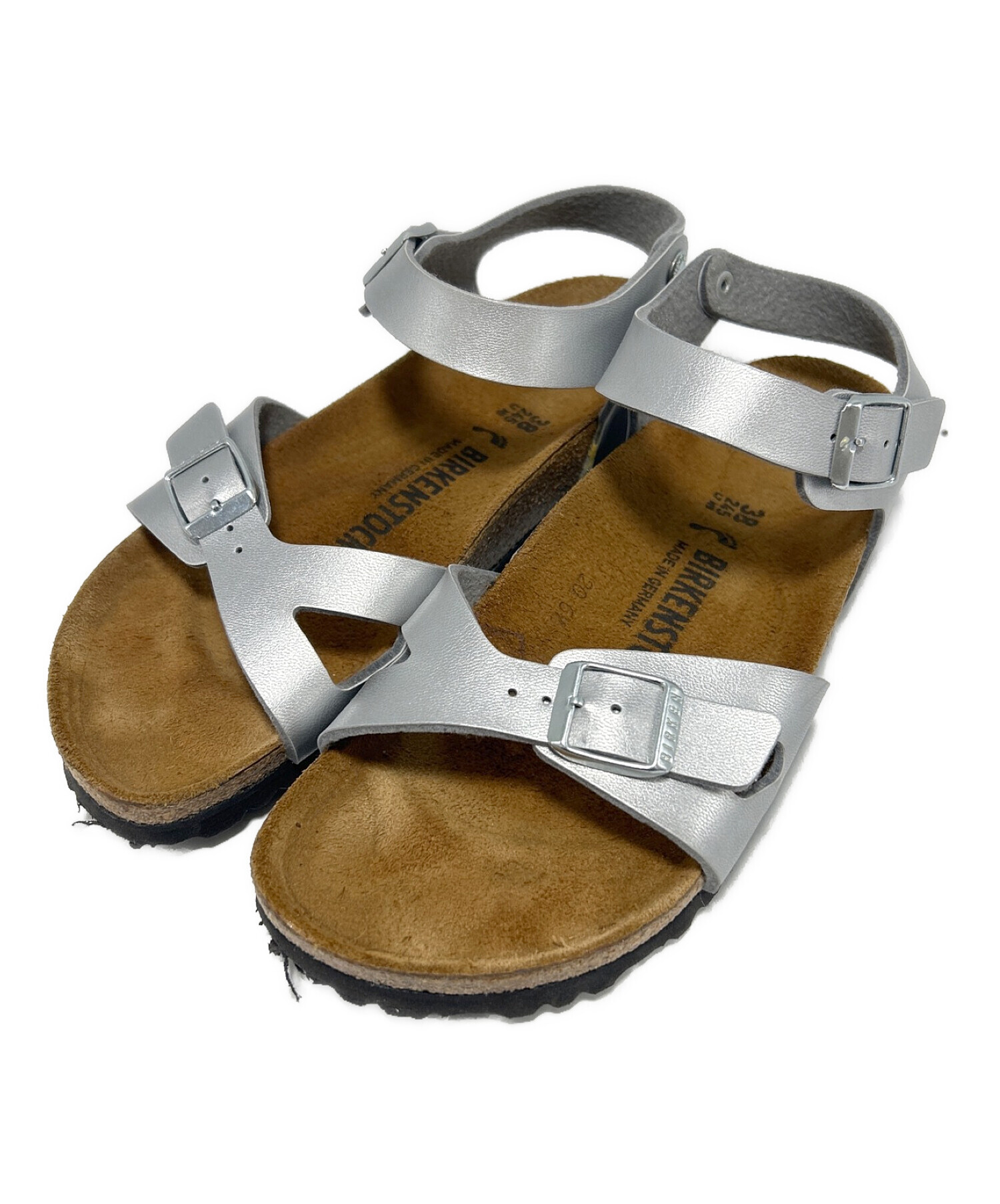 中古・古着通販】BIRKENSTOCK (ビルケンシュトック) サンダル シルバー 