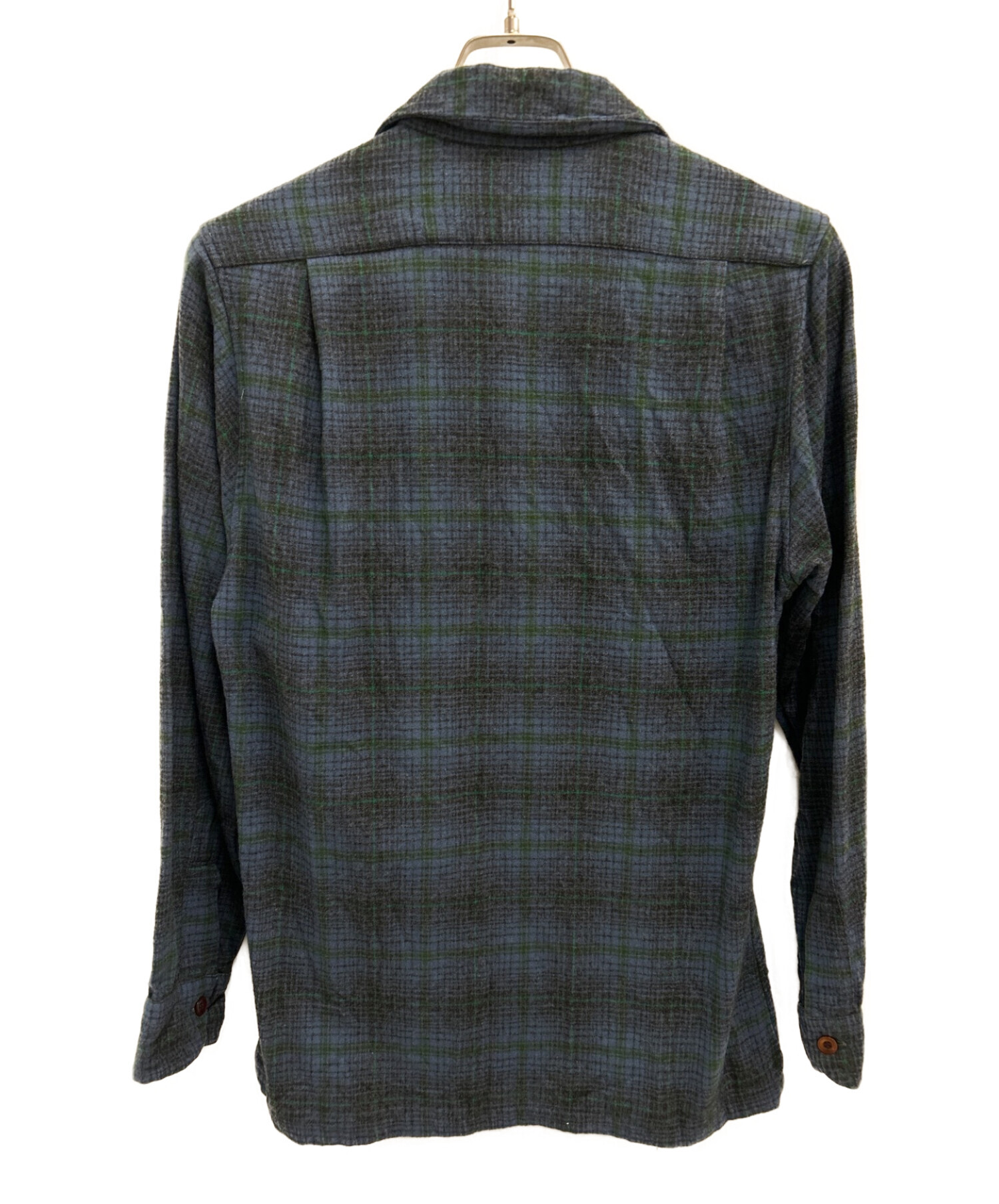 PENDLETON (ペンドルトン) ウールシャツ ブルー×グリーン サイズ:L