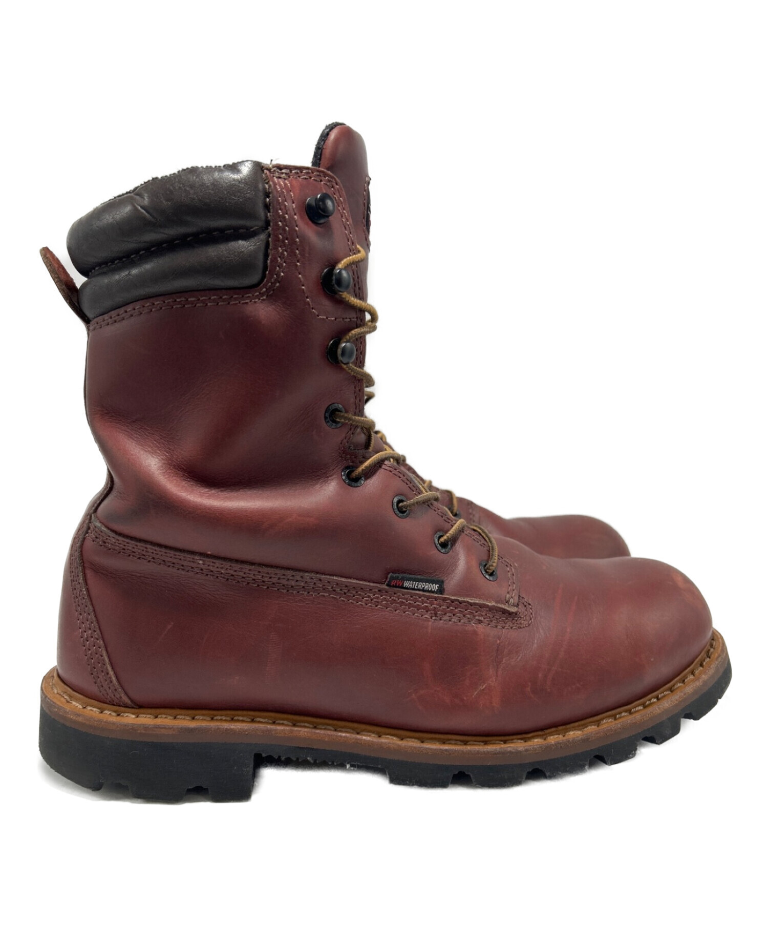 中古・古着通販】RED WING (レッドウィング) ロガーブーツ レッド 