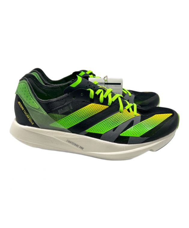 adidas (アディダス) ランニングシューズ 黄緑 サイズ:24.5 未使用品