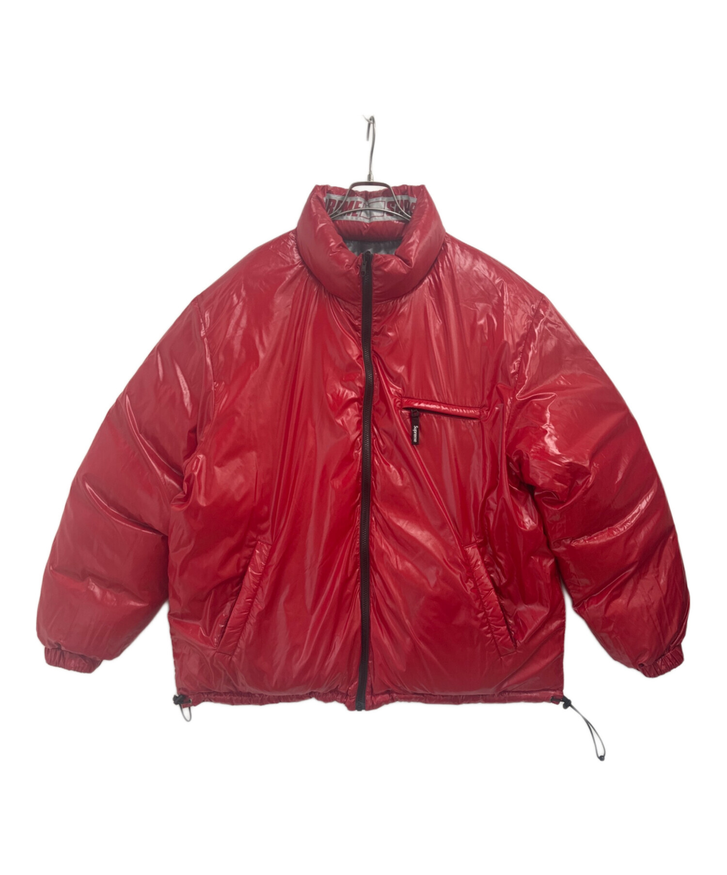 中古・古着通販】SUPREME (シュプリーム) Shiny Reversible Puffy Jacket ブラック×レッド  サイズ:XL｜ブランド・古着通販 トレファク公式【TREFAC FASHION】スマホサイト