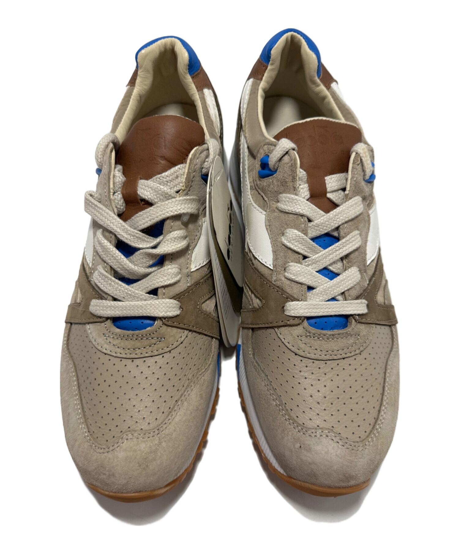 中古・古着通販】DIADORA HERITAGE (ディアドラ ヘリテージ) スニーカー ベージュ×ブルー サイズ:27｜ブランド・古着通販  トレファク公式【TREFAC FASHION】スマホサイト