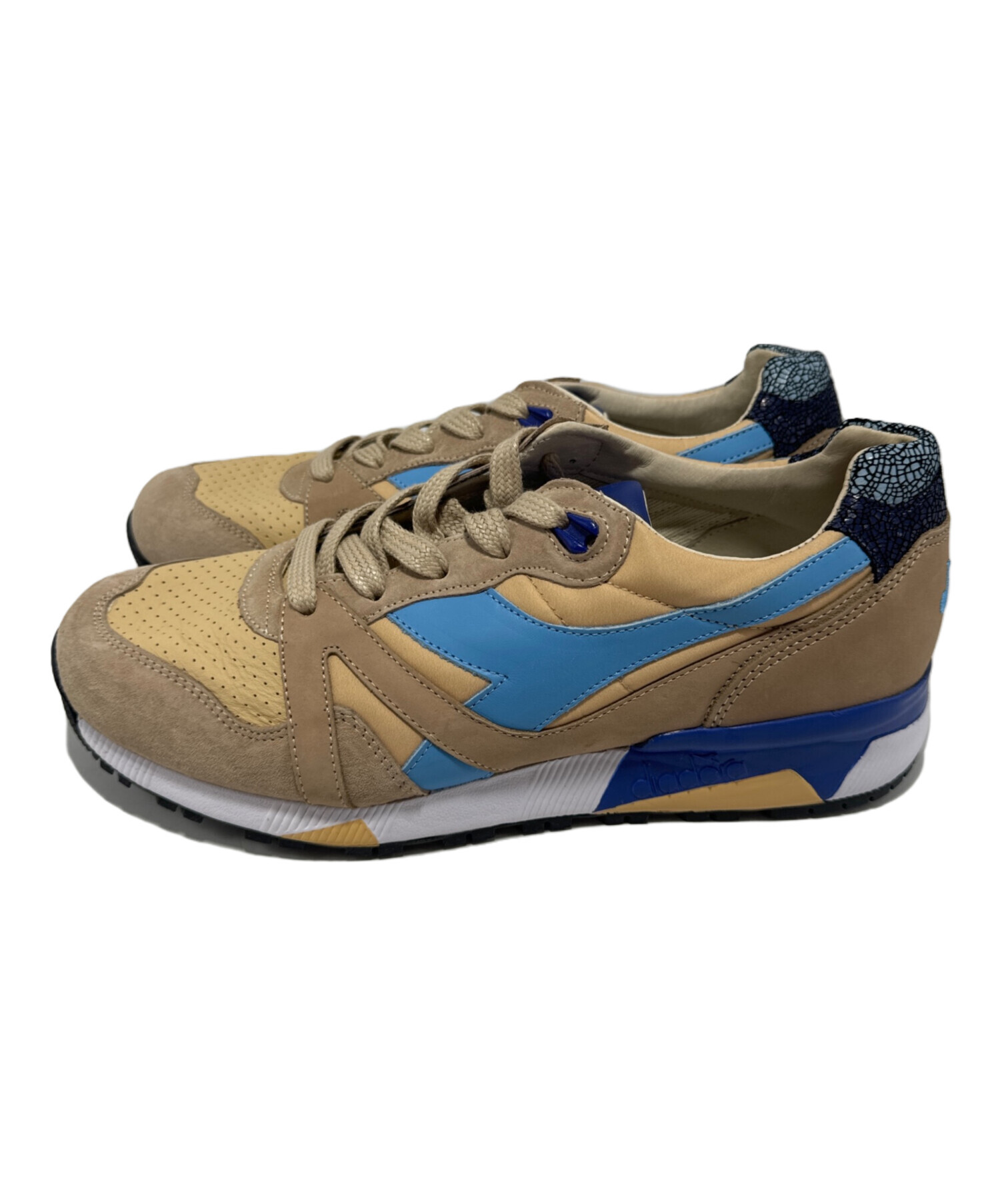 中古・古着通販】DIADORA HERITAGE (ディアドラ ヘリテージ) スニーカー ベージュ×ブルー サイズ:27.5｜ブランド・古着通販  トレファク公式【TREFAC FASHION】スマホサイト