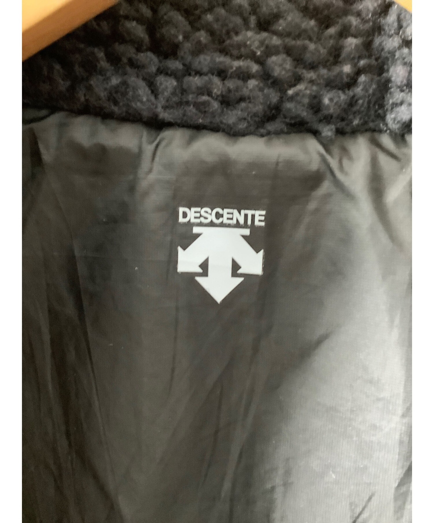 DESCENTE (デサント) フリースベスト ブラック サイズ:L