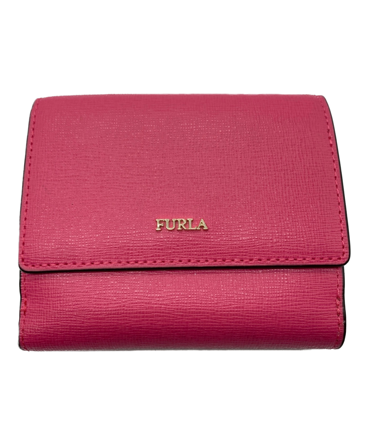 中古・古着通販】FURLA (フルラ) 3つ折り財布 ピンク｜ブランド・古着