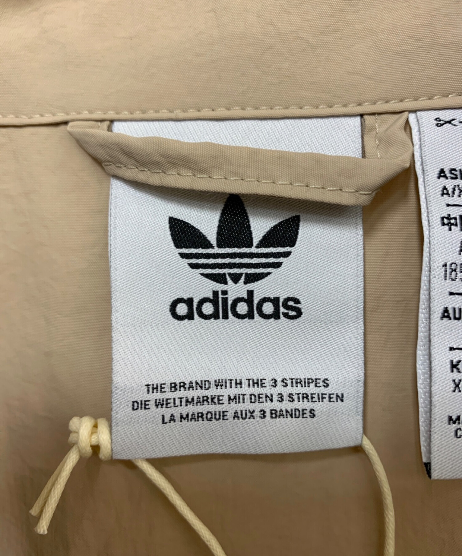 中古・古着通販】adidas (アディダス) コーチジャケット ブラウン