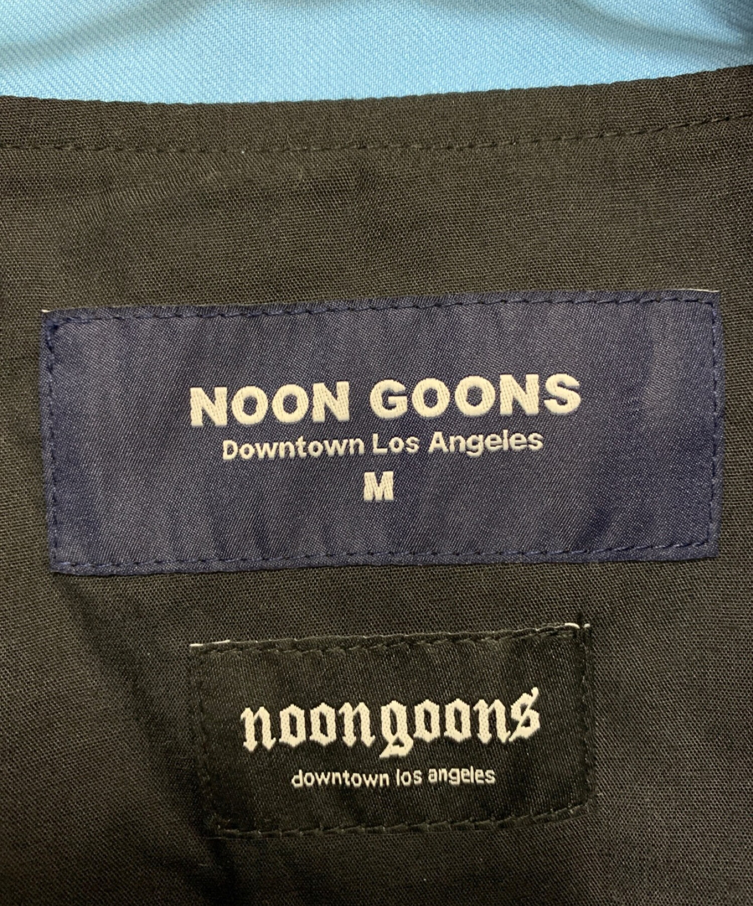 NOON GOONS (ヌーングーンズ) ジャーナルジャケット スカイブルー サイズ:M