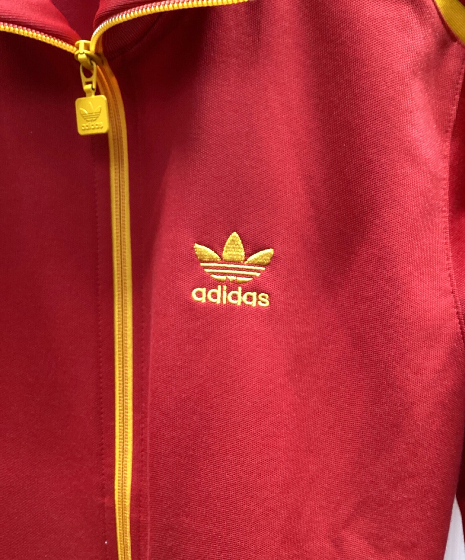 adidas (アディダス) ベッケンバウアートラックジャケット レッド サイズ:S 未使用品