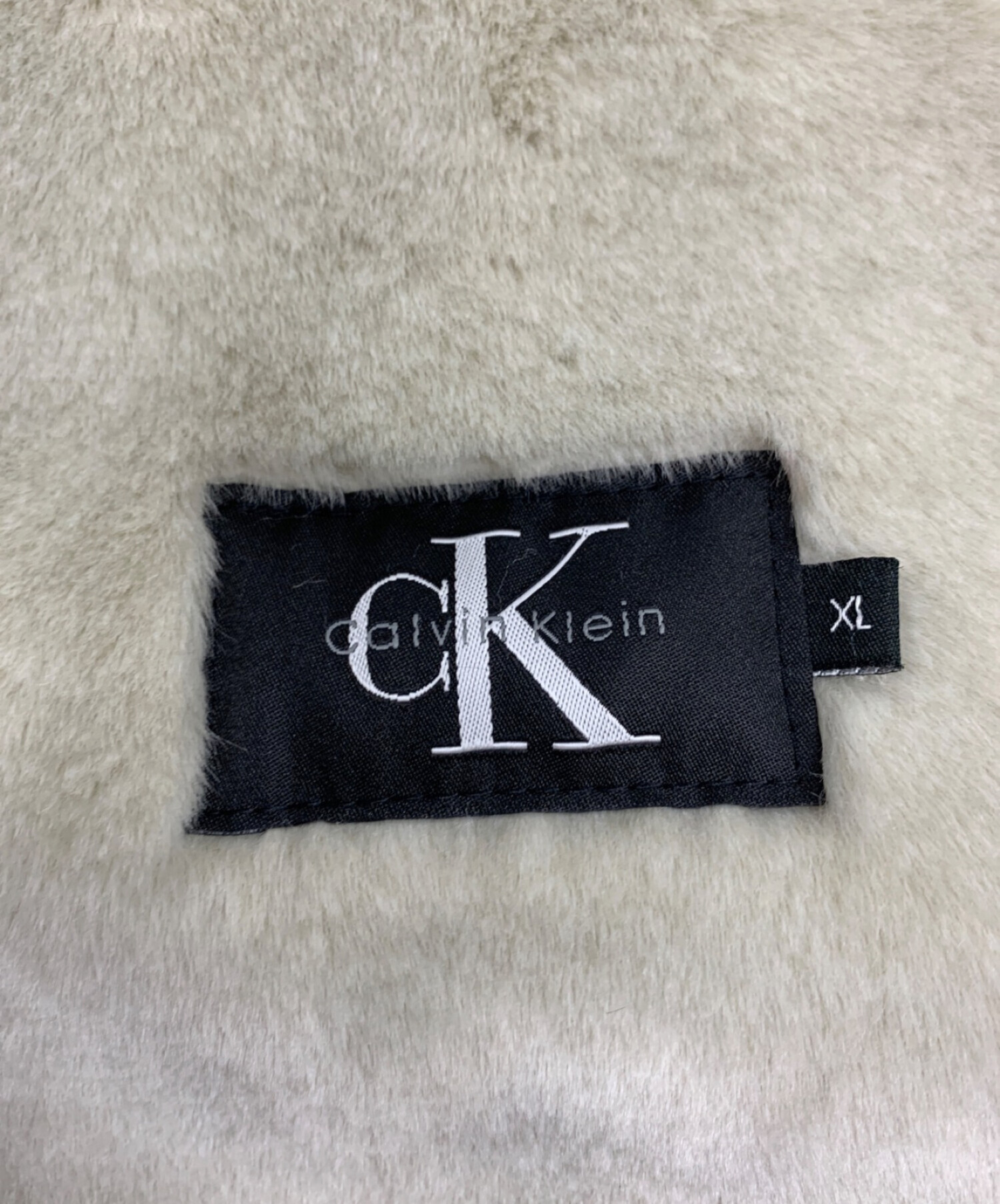 Calvin Klein (カルバンクライン) ムートンコート ベージュ サイズ:XL