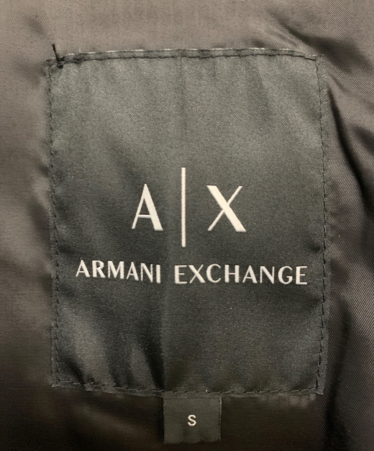 ARMANI EXCHANGE (アルマーニ エクスチェンジ) ウール混ボンバージャケット ブラック サイズ:S
