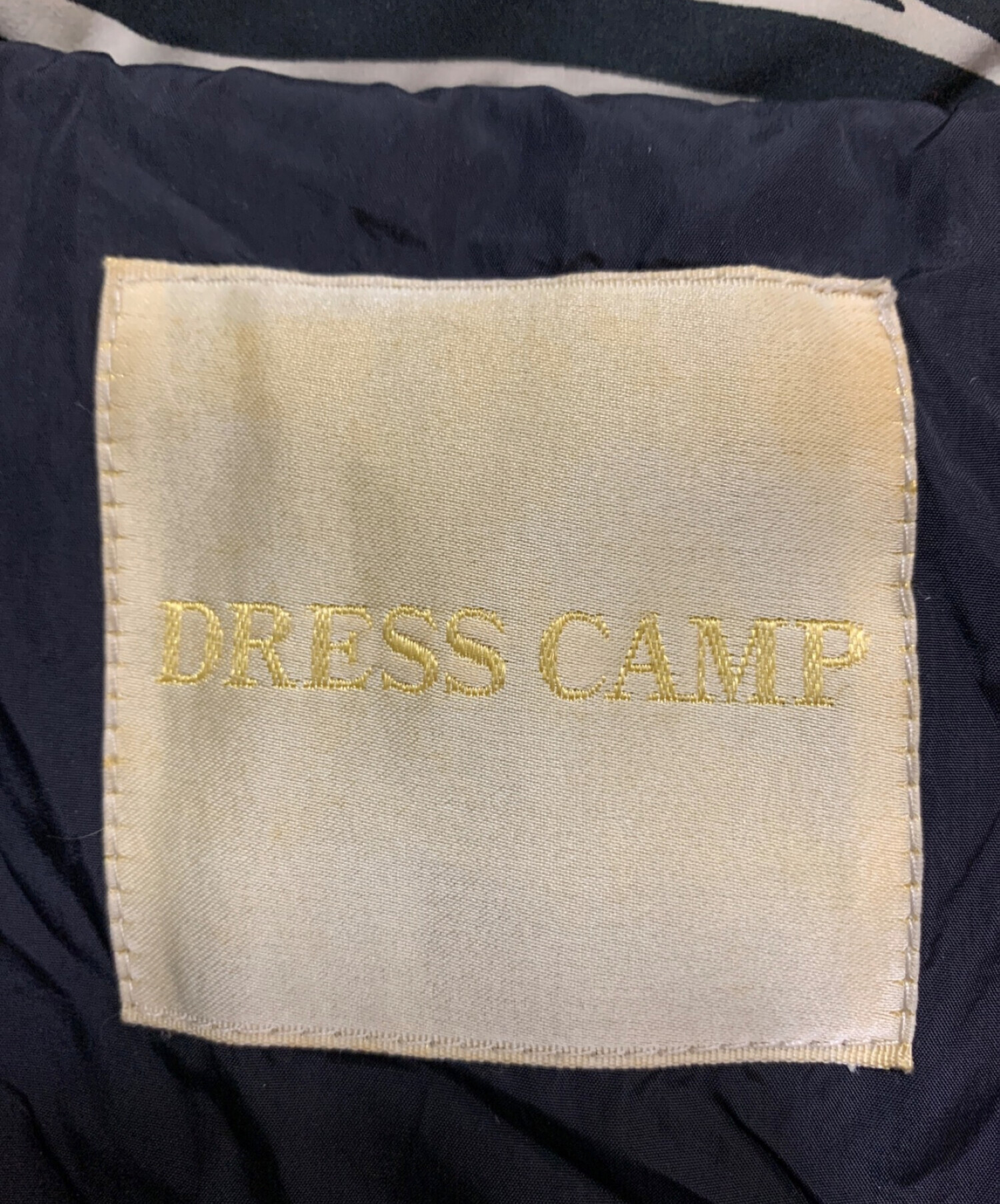 DRESS CAMP (ドレスキャンプ) 古着ダウンジャケット ベージュ サイズ:無し
