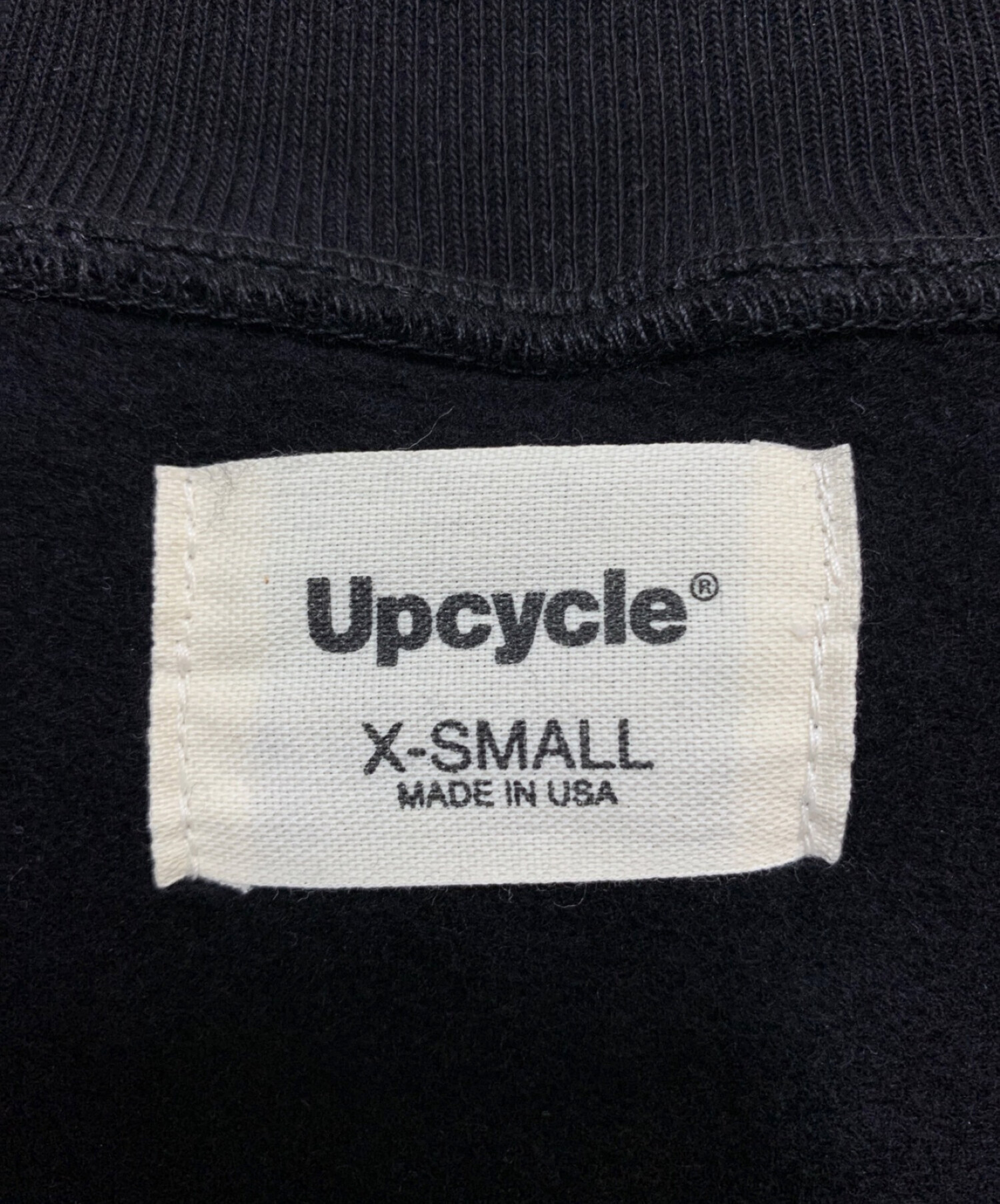 中古・古着通販】UPCYCLE (アップサイクル) スウェット ブラック