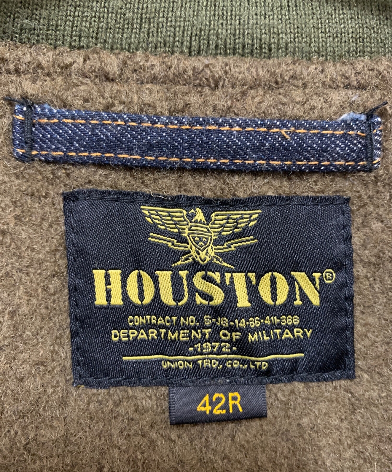 HOUSTON×DENIME (ヒューストン×ドゥニーム) デニムタンカースジャケット インディゴ サイズ:42R