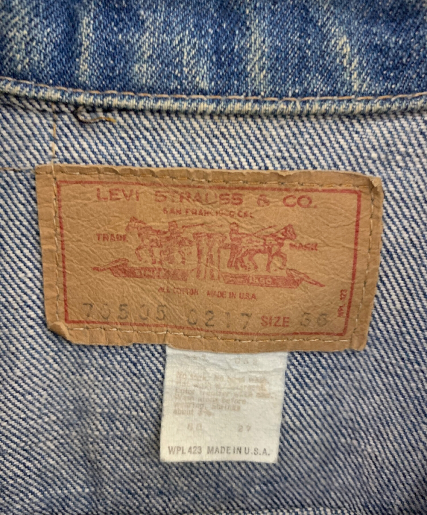 LEVI'S (リーバイス) 古着デニムジャケット インディゴ サイズ:36