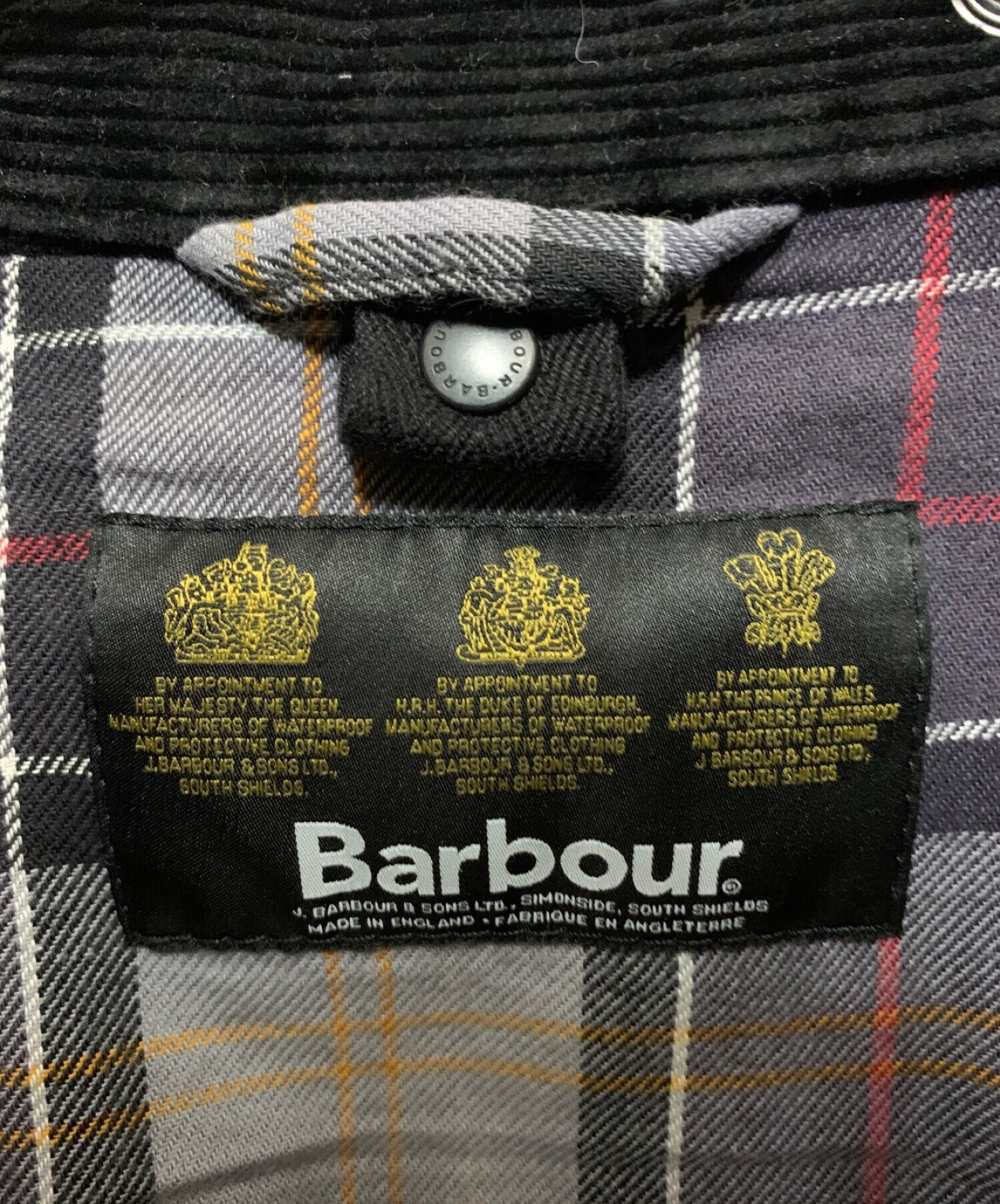 Barbour (バブアー) ビデイルオイルドジャケット ブラック サイズ:C38