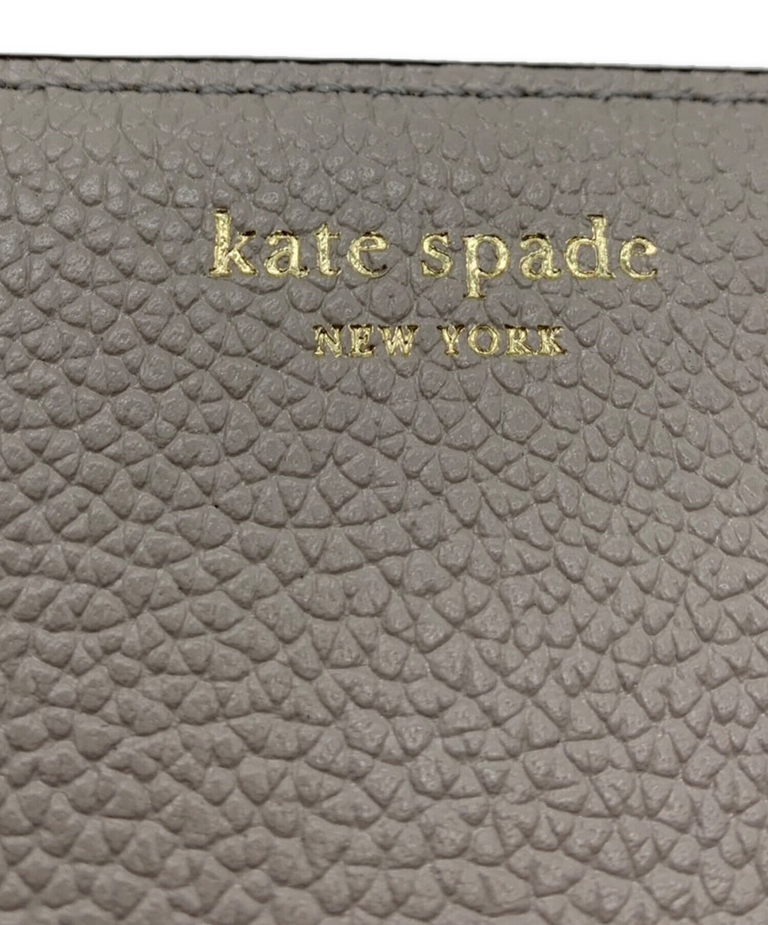 中古・古着通販】Kate Spade (ケイトスペード) 長財布 グレー 未使用品