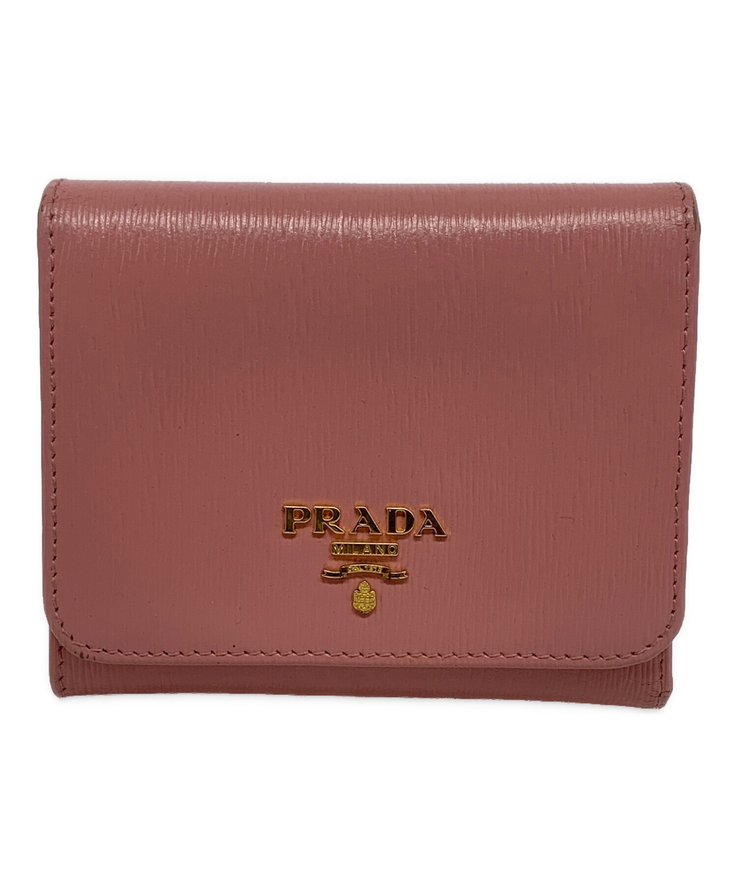 中古・古着通販】PRADA (プラダ) ヴィッテロムーブ 3つ折り財布 ピンク｜ブランド・古着通販 トレファク公式【TREFAC  FASHION】スマホサイト