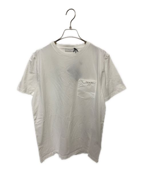 【中古・古着通販】PRADA (プラダ) Tシャツ ホワイト サイズ:M 未