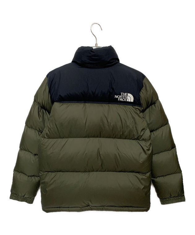 THE NORTH FACE (ザ ノース フェイス) ヌプシジャケット グリーン×ブラック サイズ:M