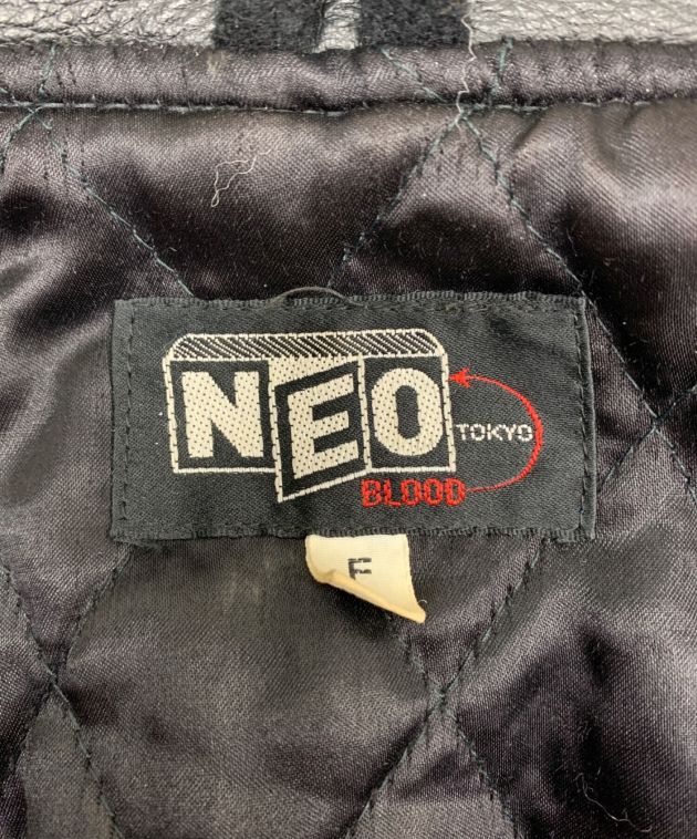 中古・古着通販】NEO BLOOD (ネオブラッド) スタジャン ブラック