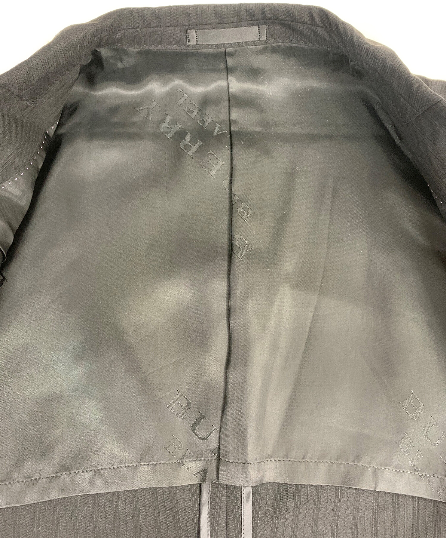 中古・古着通販】BURBERRY BLACK LABEL (バーバリーブラックレーベル) スーツジャケット ブラック サイズ:40R(175／78)｜ブランド・古着通販  トレファク公式【TREFAC FASHION】スマホサイト