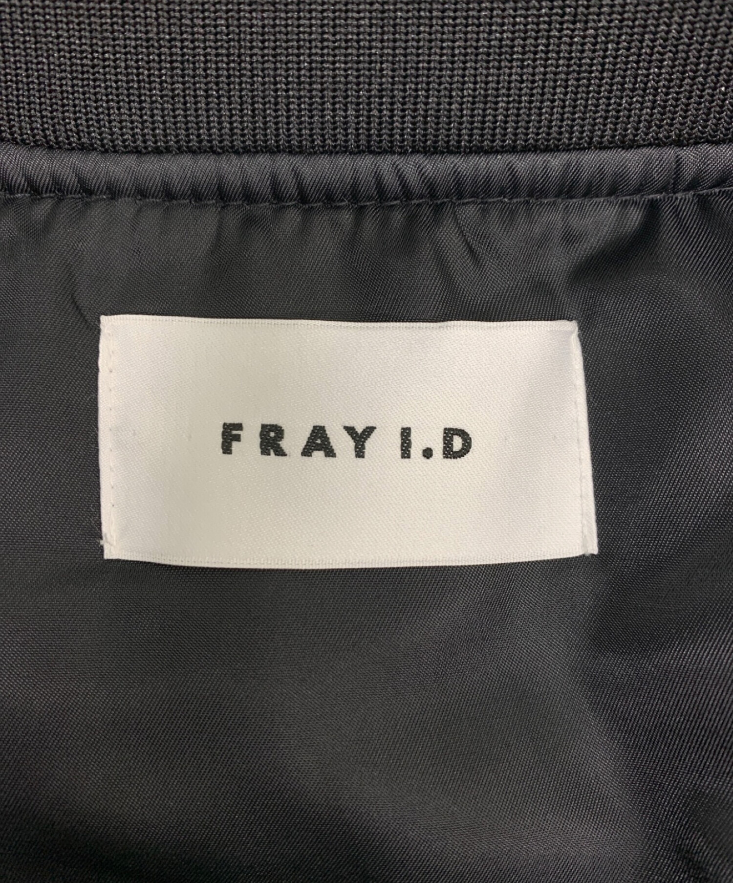 FRAY ID (フレイ アイディー) ルーズギャザーMA1 ブラック サイズ:M 未使用品
