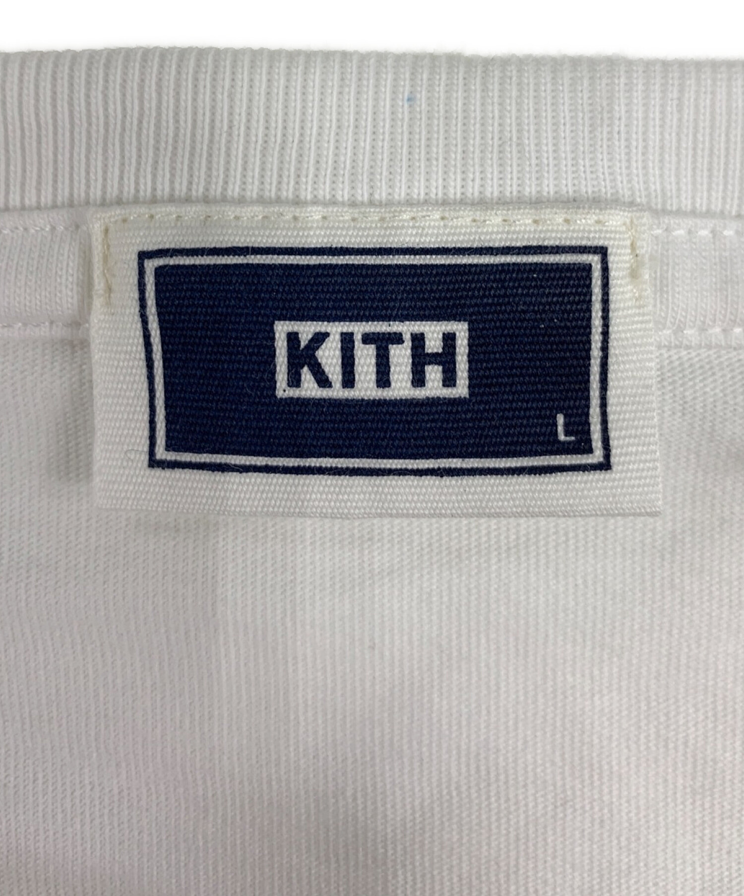 中古・古着通販】KITH (キス) 半袖カットソー ホワイト サイズ:L